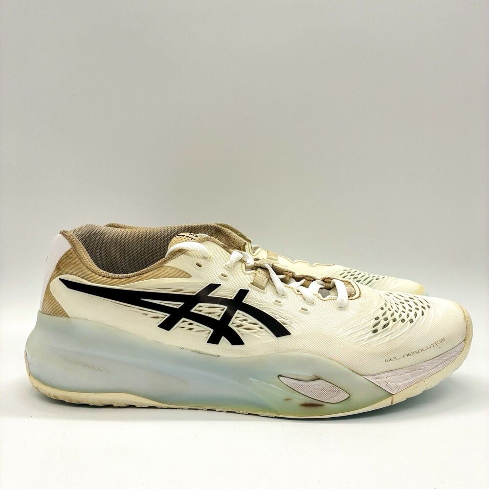 ASICS Gel Resolution X Men’s Size 13 White Black Tennis Shoes 1041A481